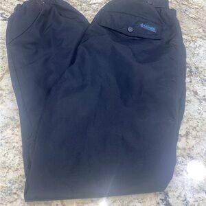Vintage Columbia Women Size M Snow/ Winter/ Outdoor/  100% Nylon Pants Black